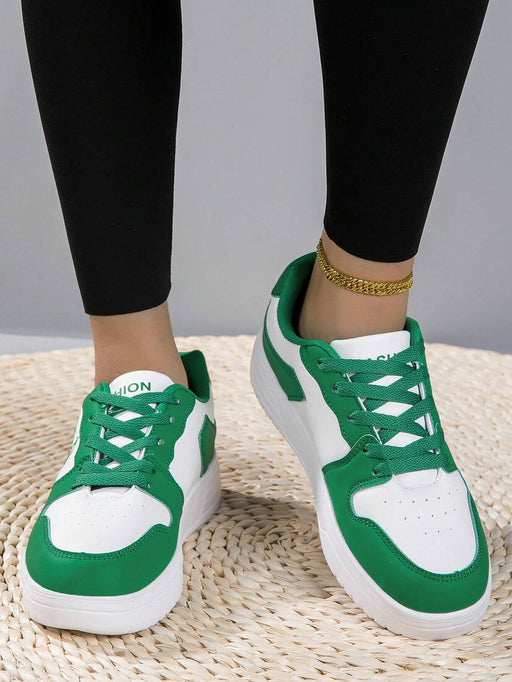 SHEIN Zapatillas blancas con suela gruesa para mujer - Quierox - Tienda Online