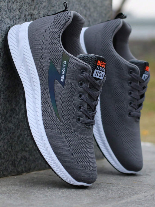 SHEIN Zapatillas casuales de malla transpirable para hombre, resistentes al olor, modernas - Quierox - Tienda Online