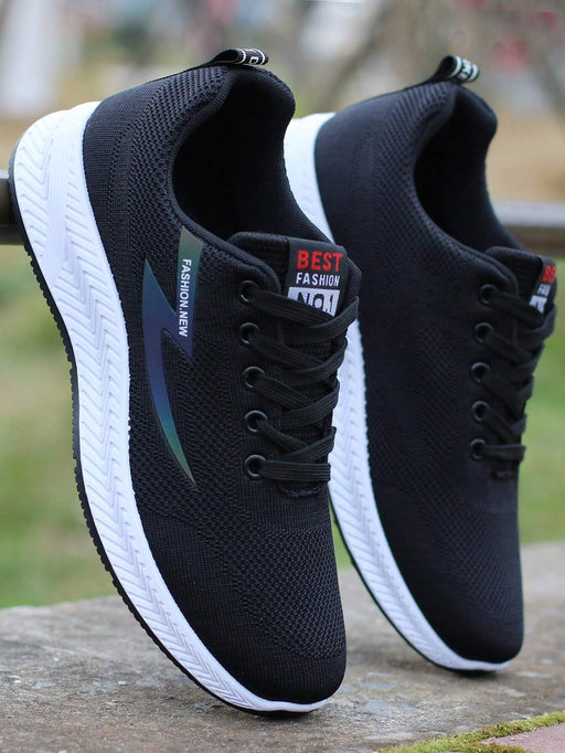 SHEIN Zapatillas casuales de malla transpirable para hombre, resistentes al olor, modernas - Quierox - Tienda Online