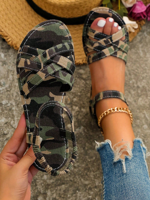 SHEIN Zapatillas cómodo Sandalias planas - Quierox - Tienda Online