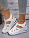 Shein Zapatillas de cuña con plataforma para mujer de otoño/invierno, zapatos casuales planos - Quierox - Tienda Online