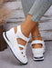 Shein Zapatillas de cuña con plataforma para mujer de otoño/invierno, zapatos casuales planos - Quierox - Tienda Online