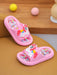 Shein Zapatillas de unicornio con dibujos animados de moda para niñas - Quierox - Tienda Online