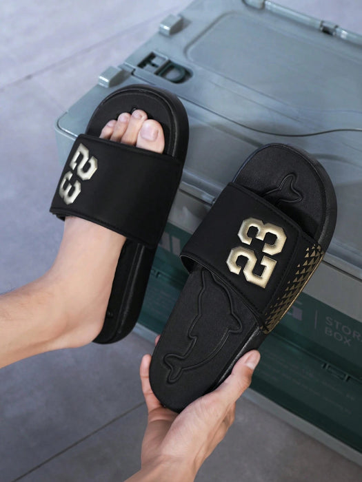 Shein Zapatillas de verano para hombre, sandalias de correa de gancho - Quierox - Tienda Online