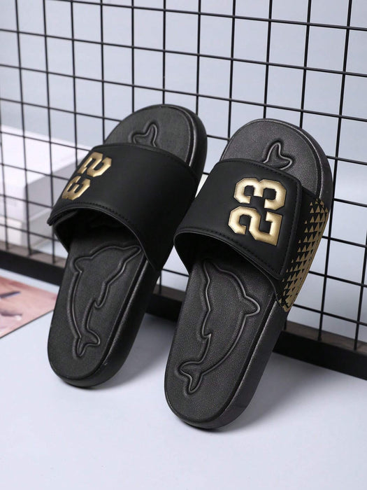 Shein Zapatillas de verano para hombre, sandalias de correa de gancho - Quierox - Tienda Online