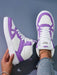 SHEIN Zapatillas deportivas casuales de caña alta para mujer, ideales para primavera/otoño - Quierox - Tienda Online