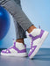 SHEIN Zapatillas deportivas casuales de caña alta para mujer, ideales para primavera/otoño - Quierox - Tienda Online