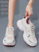Shein Zapatillas deportivas casuales para mujer con malla transpirable y plataforma con cuña - Quierox - Tienda Online
