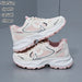 Shein Zapatillas deportivas casuales para mujer con malla transpirable y plataforma con cuña - Quierox - Tienda Online