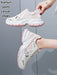 Shein Zapatillas deportivas casuales para mujer con malla transpirable y plataforma con cuña - Quierox - Tienda Online
