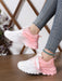 SHEIN Zapatillas deportivas gruesas con efecto degradado para mujer - Quierox - Tienda Online