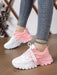 SHEIN Zapatillas deportivas gruesas con efecto degradado para mujer - Quierox - Tienda Online