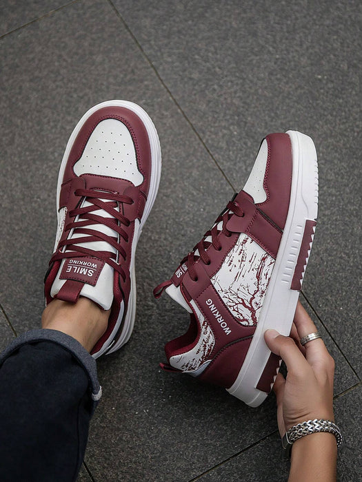 Shein Zapatillas deportivas informales cómodas con estampado de bosque personalizado para hombre - Quierox - Tienda Online