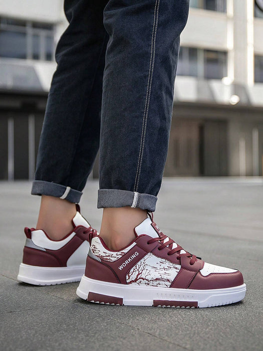 Shein Zapatillas deportivas informales cómodas con estampado de bosque personalizado para hombre - Quierox - Tienda Online