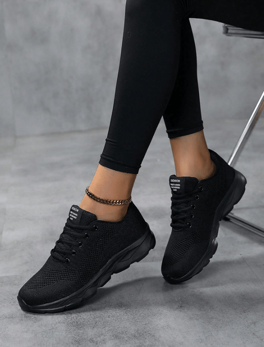 SHEIN Zapatillas deportivas informales para mujer, de malla, sin cordones, cómodas - Quierox - Tienda Online