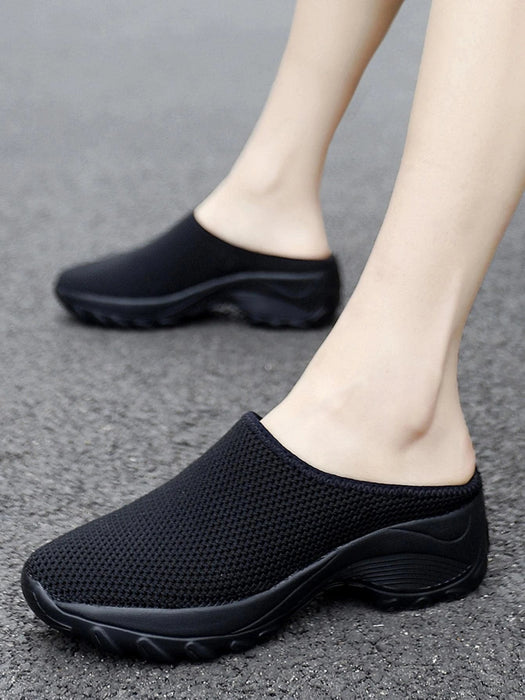Shein Zapatillas deportivas para mujer, zapatillas minimalistas sin cordones - Quierox - Tienda Online