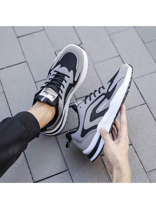Shein Zapatillas deportivas transpirables para hombre, informales, antideslizantes y de malla de moda para el verano - Quierox - Tienda Online
