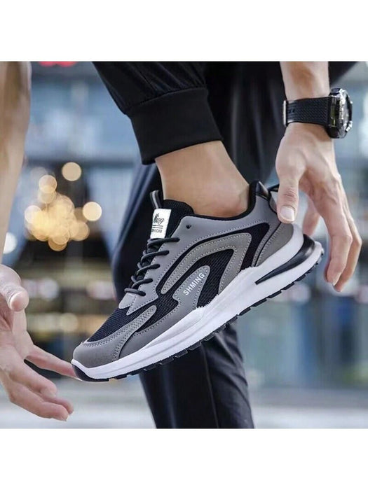 Shein Zapatillas deportivas transpirables para hombre, informales, antideslizantes y de malla de moda para el verano - Quierox - Tienda Online