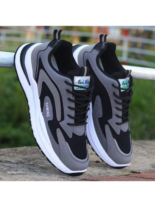 Shein Zapatillas deportivas transpirables para hombre, informales, antideslizantes y de malla de moda para el verano - Quierox - Tienda Online