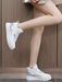 SHEIN Zapatillas Informales De Caña Alta Para Mujeres - Quierox - Tienda Online