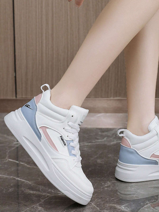 SHEIN Zapatillas Informales De Caña Alta Para Mujeres - Quierox - Tienda Online