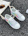 Shein Zapatos blancos deportivos para niñas con purpurina - Quierox - Tienda Online