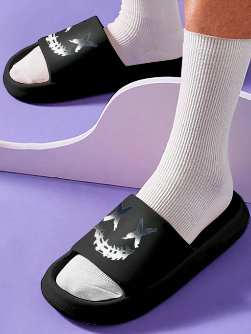 SHEIN Zapatos de agua para playa con estampado de personalidad para hombre - Quierox - Tienda Online