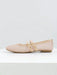 SHEIN Zapatos de ballet planos de malla para mujer, en color beige, con punta redonda - Quierox - Tienda Online