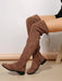 SHEIN zapatos de mujer para otoño/invierno 2025: botas altas con cremaller - Quierox - Tienda Online