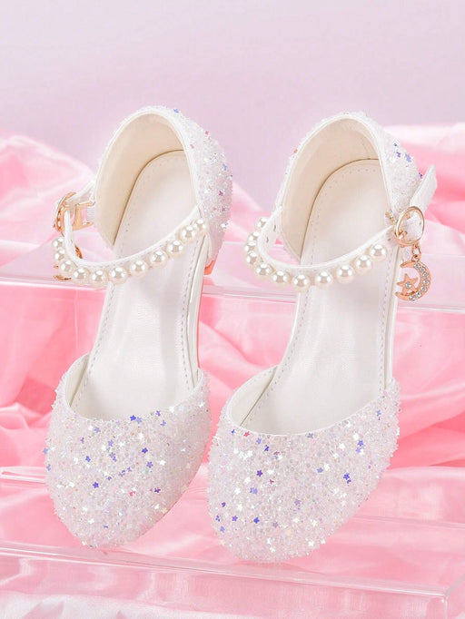 SHEIN Zapatos de princesa para niñas con colgante de estrellas brillantes - Quierox - Tienda Online