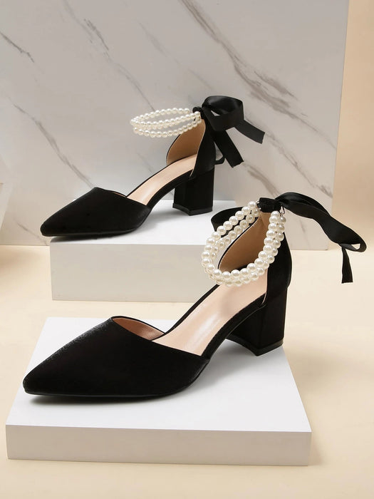 Shein Zapatos de tacón de aguja para mujer, con tacones altos, elegantes - Quierox - Tienda Online