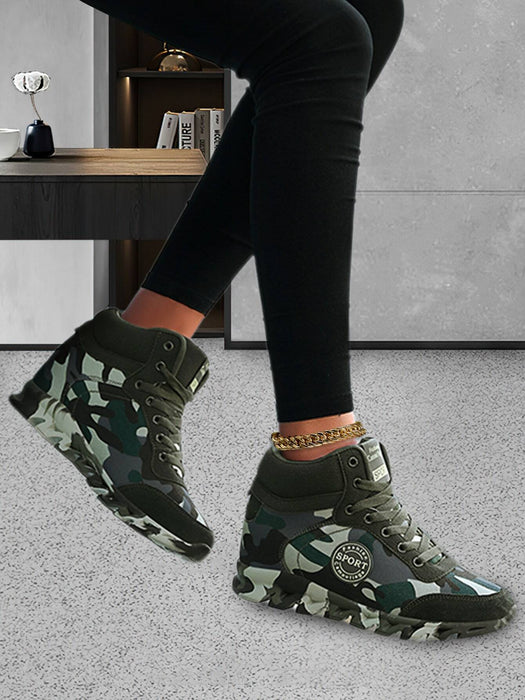 Shein zapatos deportivos antideslizantes, tacones ocultos, modernos y versátiles - Quierox - Tienda Online