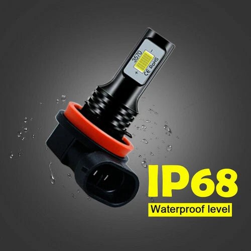 SHENKENUO Bombillas LED para faros delanteros H11 6000K blancas de luz baja brillante - Quierox - Tienda Online