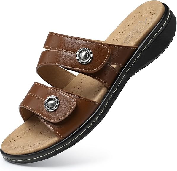 SHIBEVER Sandalias planas elegantes para mujer antideslizantes - Quierox - Tienda Online