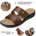 SHIBEVER Sandalias planas elegantes para mujer antideslizantes - Quierox - Tienda Online