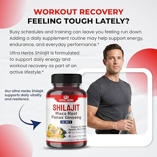 Shilajit Pure Himalayan 21,800 mg - Potenciador de energía 85% ácido fúlvico, raíz de maca - Quierox - Tienda Online