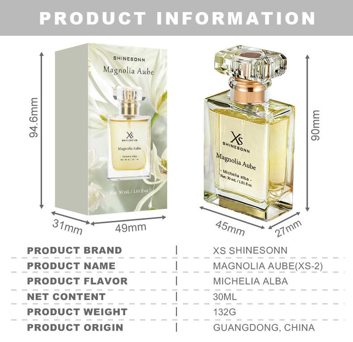 SHINESONN Bruma corporal con elegante aroma Magnolia Aube Eau De Parfum para mujer 1.01fl.oz - Quierox - Tienda Online