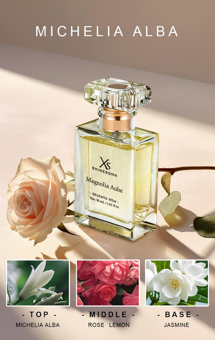 SHINESONN Bruma corporal con elegante aroma Magnolia Aube Eau De Parfum para mujer 1.01fl.oz - Quierox - Tienda Online