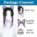 Shinobu - Peluca de cosplay con clips de mariposa, peluca de cosplay con cola de caballo - Quierox - Tienda Online