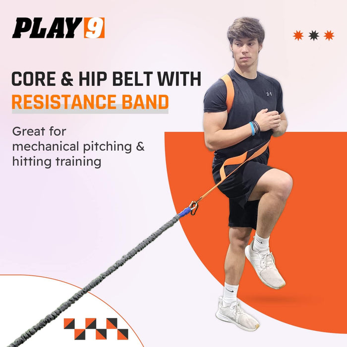 SHOP PLAY 9 Banda de resistencia para cinturón de béisbol y sóftbol para fuerza y resistencia - Quierox - Tienda Online