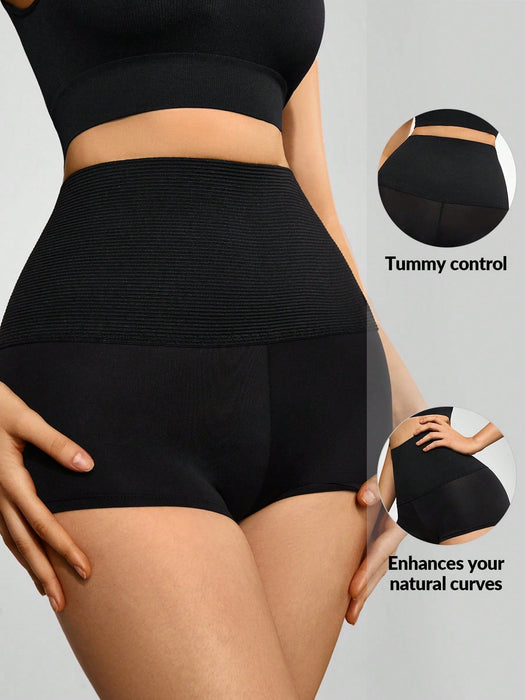 Shorts de fajas de talle alto unicolor - Quierox - Tienda Online