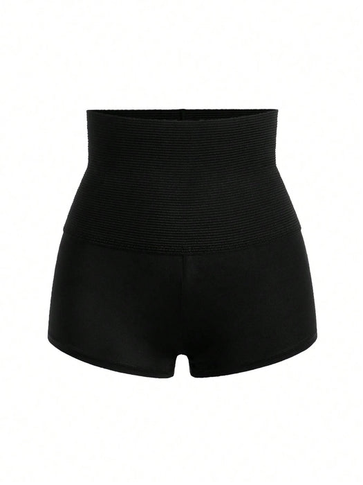 Shorts de fajas de talle alto unicolor - Quierox - Tienda Online