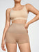 Shorts de fajas de talle alto unicolor - Quierox - Tienda Online