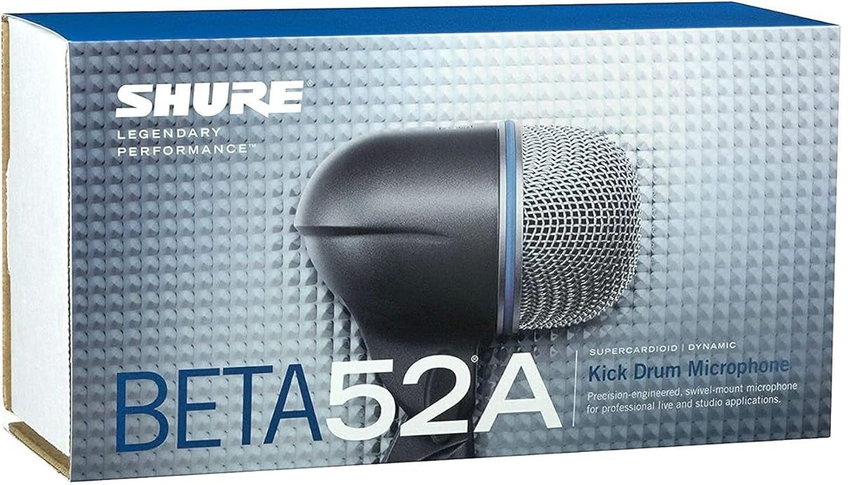 Shure BETA 52A Micrófono dinámico supercardioide con elemento de neodimio de alta salida - Quierox - Tienda Online