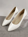 SHUZIA Zapato plano de puntera puntiaguda de patente blanca glamorosa - Quierox - Tienda Online