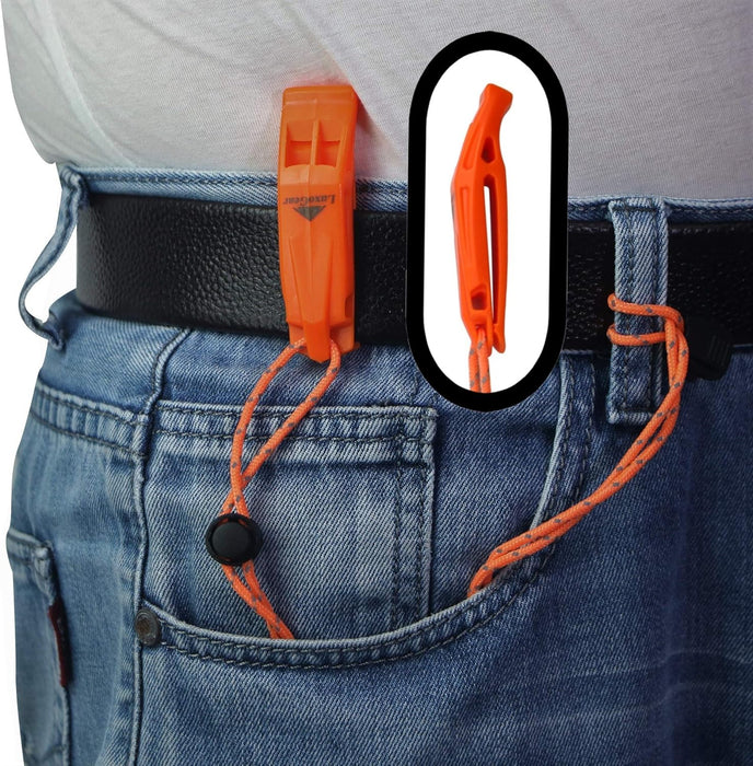 Silbatos de emergencia con cordón de seguridad - Quierox - Tienda Online