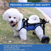 Silla de ruedas para perros actualizada para patas traseras(azul, S) - Quierox - Tienda Online