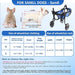 Silla de ruedas para perros actualizada para patas traseras(azul, S) - Quierox - Tienda Online
