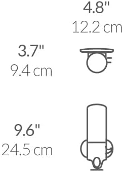 Simplehuman Surtidores de pared de acero inoxidable, dispensador de champú y jabón - Quierox - Tienda Online