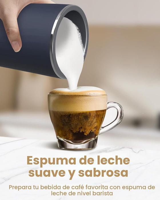 SIMPLETASTE Espumador de leche, espumador de leche eléctrico 4 en 1 y vaporizador - Quierox - Tienda Online